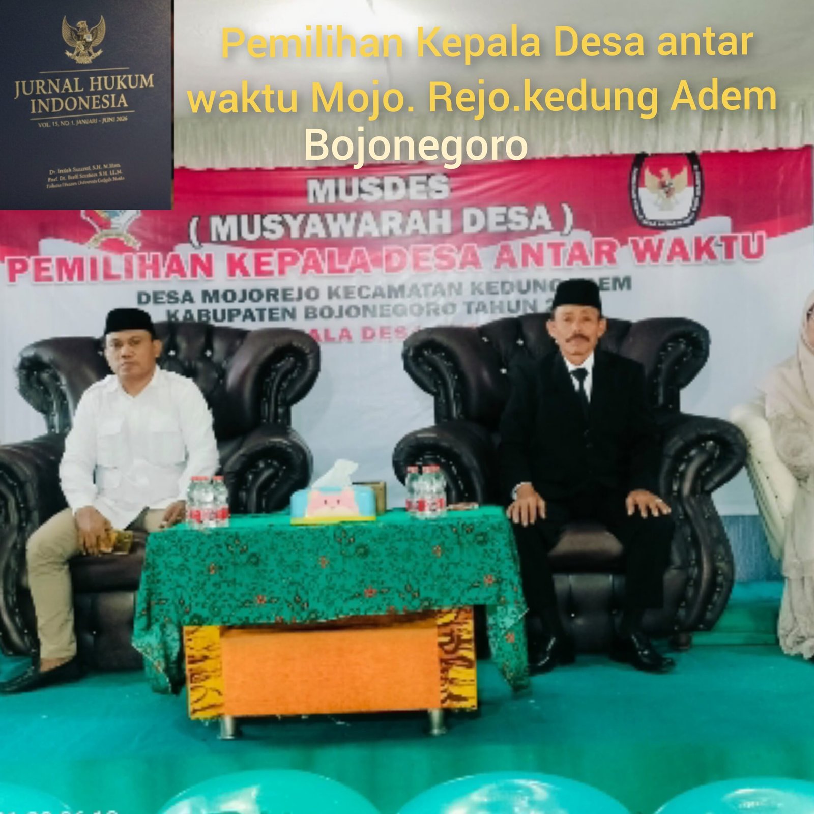 Pemilihan Kepala Desa Antar Waktu (PAW) Desa Mojorejo Kec. Kedungadem, Bojonegoro.