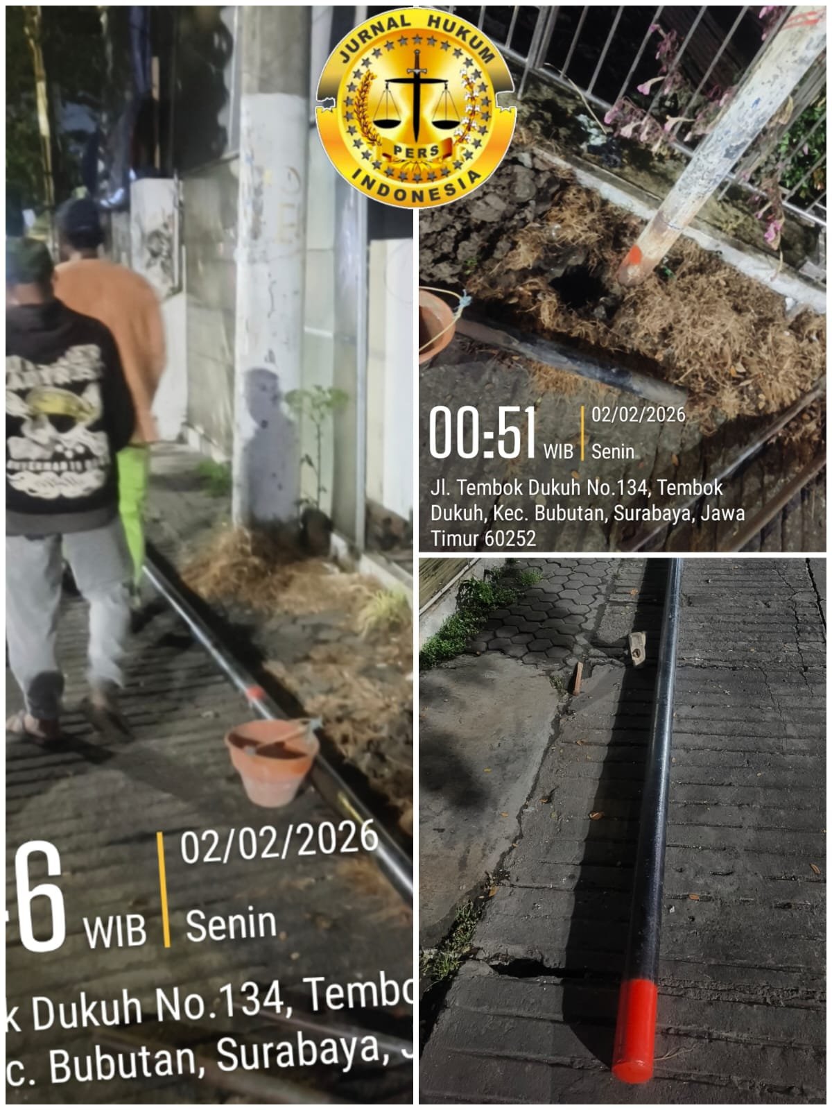 Pemasangan Tiang WiFi Diduga Tanpa Izin di Bubutan, Pengawasan Satpol PP Dipertanyakan