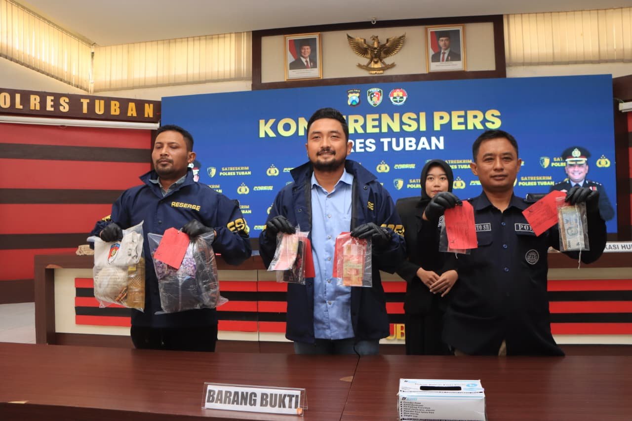 Polres Tuban Berhasil Ungkap Peredaran Uang Palsu