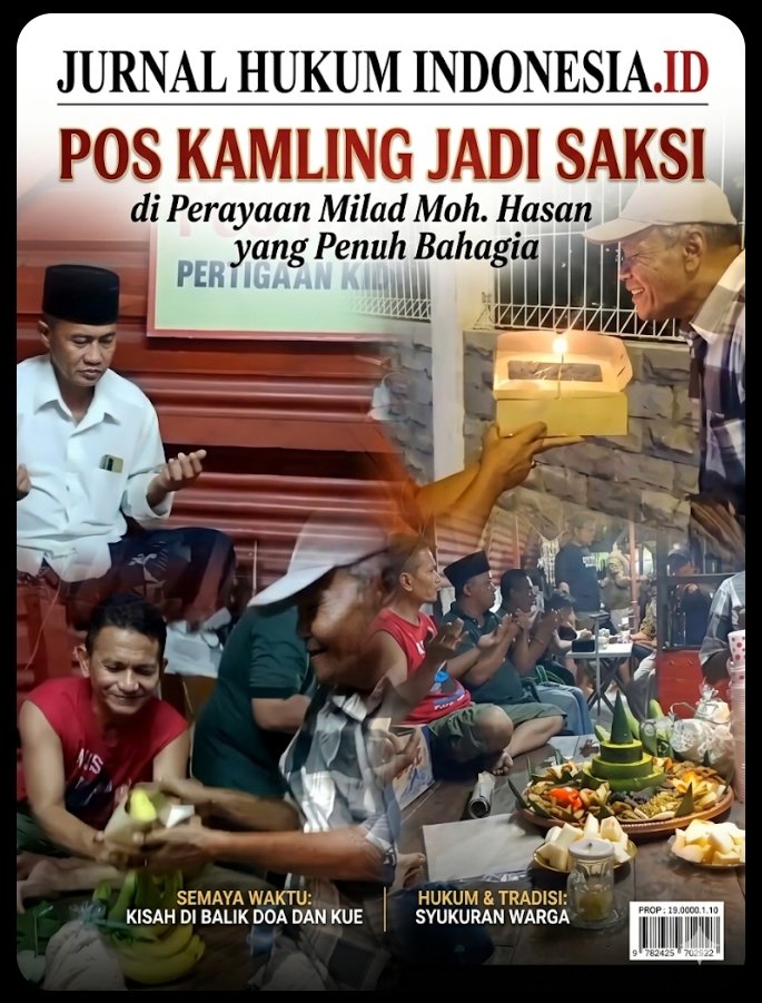 Pos Kamling Jadi Saksi di Perayaan Milad Moh. Hasan yang Penuh Bahagia