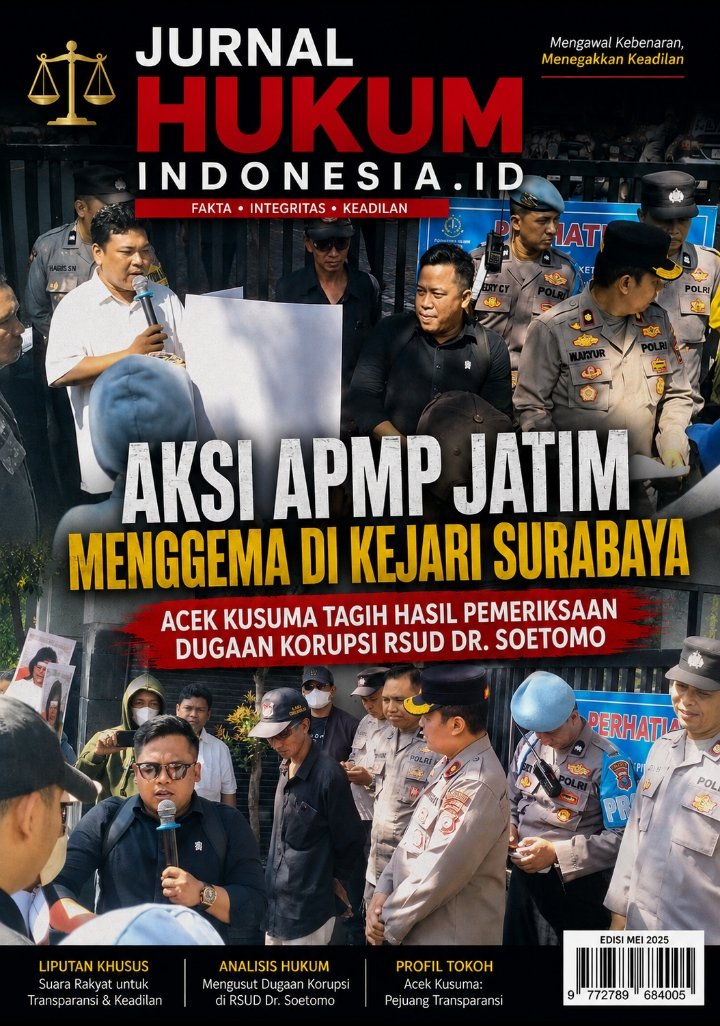 Jangan Lindungi Koruptor!” APMP Jatim Tagih Kepastian Hukum RSUD Dr. Soetomo di Depan Kejari