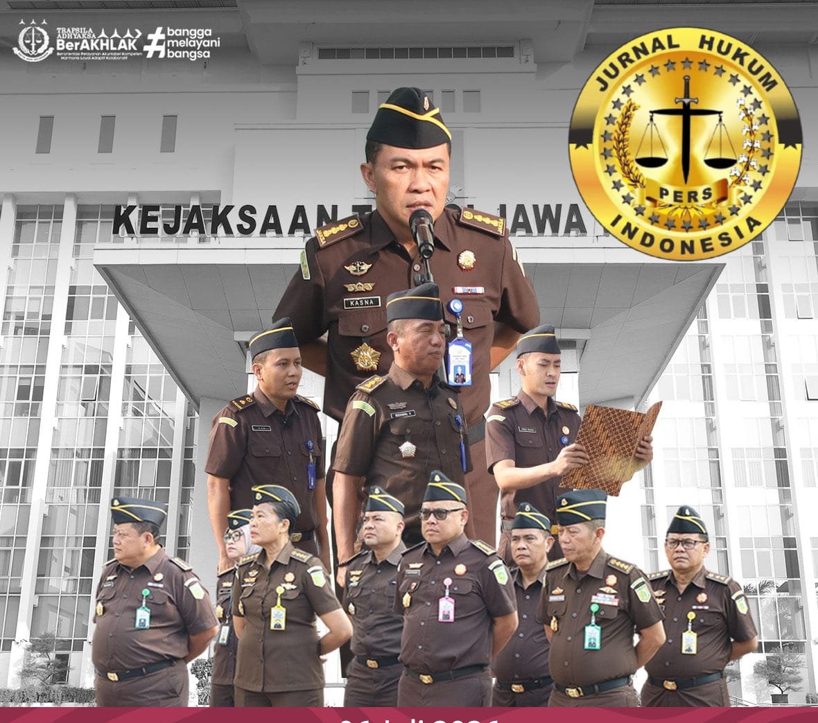Tegakkan Integritas di Awal Pekan, Aswas Kejati Jatim Beri Suntikan Semangat Dalam Apel Pagi