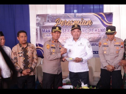 Resmikan Mako Polsek Karang Penang yang Baru, Kapolres Sampang Sekaligus Pamit Pindah Tugas ke Polda Jatim