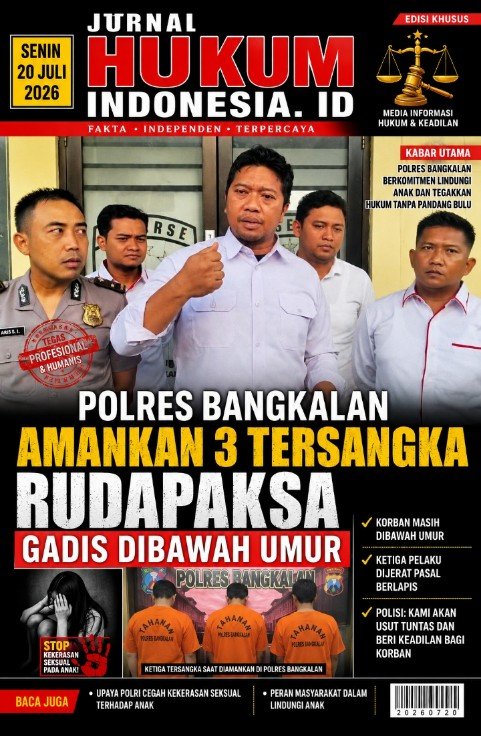 Polres Bangkalan Amankan 3 Tersangka Rudapaksa Gadis Dibawah Umur
