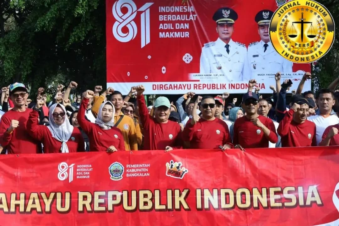 SEMARAK HUT KE 81 RI WABUP BANGKALAN AJAK PERKUAT PERSATUAN MELALUI SEMANGAT KEBERSAMAAN
