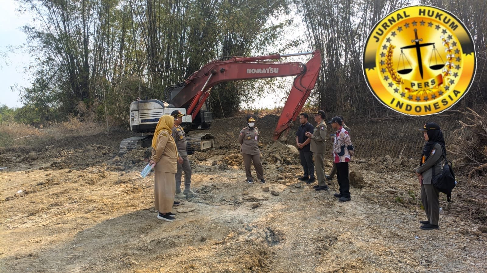 Lindungi Warga, Satpol PP Hentikan Galian C di Desa Drokilo,Kedungadem