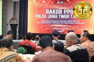 Rakor PPID Polda Jatim 2026 Perkuat Kepercayaan Publik melalui Keterbukaan Informasi