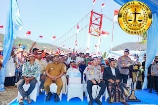 Kapolri: Jembatan Merah Putih Presisi Wujud Sinergi TNI-Polri Dukung Pembangunan dan Konektivitas Masyarakat