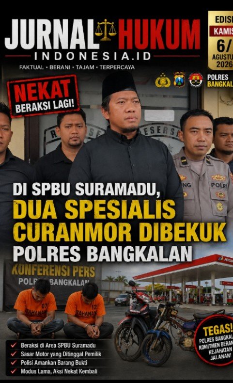 Nekat Beraksi Lagi di SPBU Suramadu, Dua Spesialis Curanmor Dibekuk Polres Bangkalan
