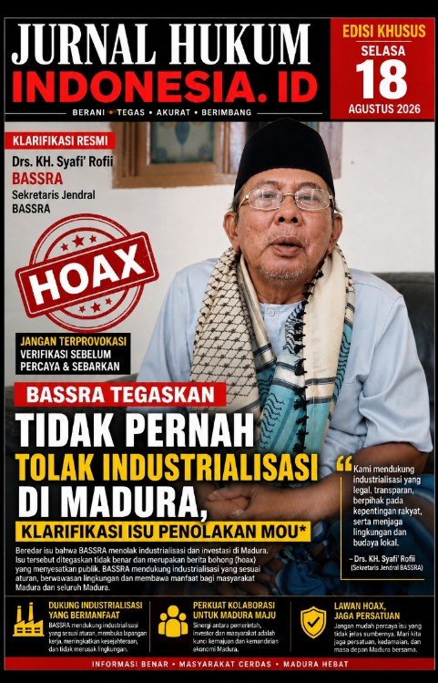 BASSRA Tegaskan Tidak Pernah Tolak Industrialisasi di Madura, Klarifikasi Isu Penolakan MoU