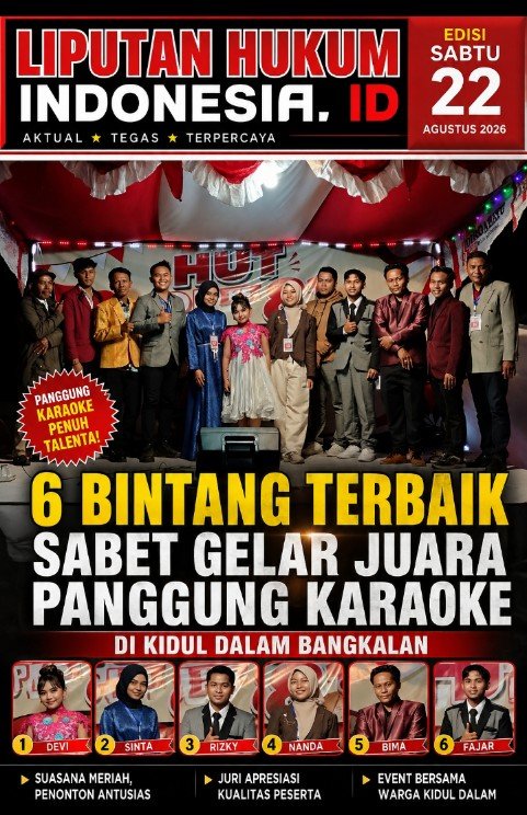 6 Bintang Terbaik Sabet Gelar Juara Panggung Karaoke di Kidul Dalam Bangkalan